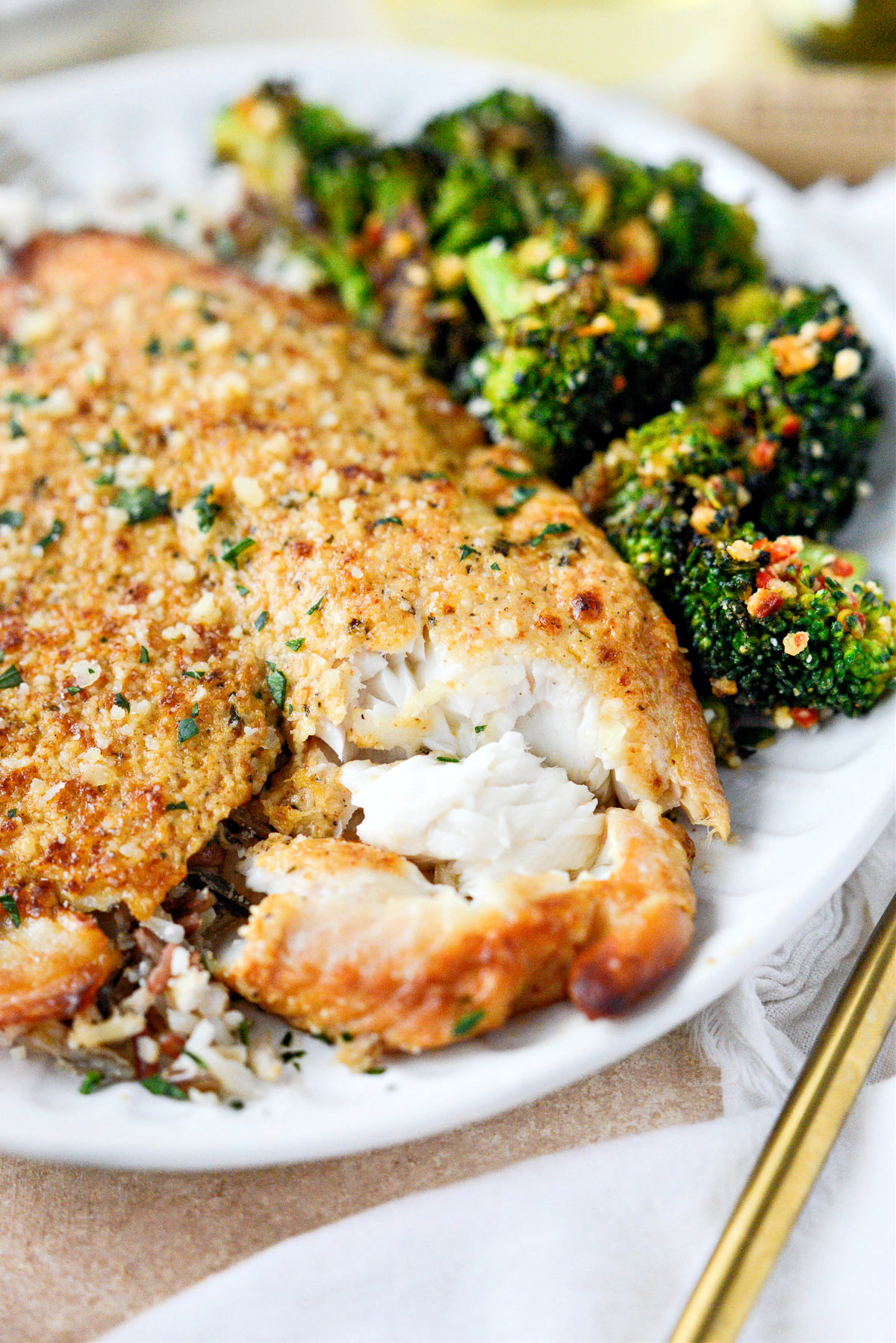 Broiled Tilapia Parmesan Simply Scratch