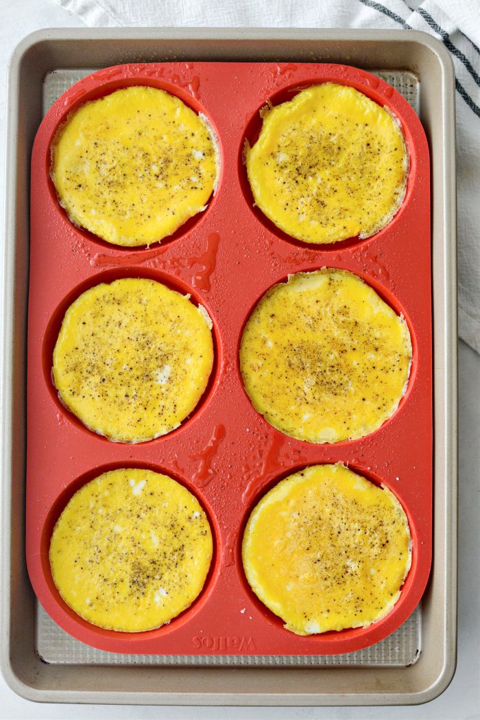 baked egg rounds