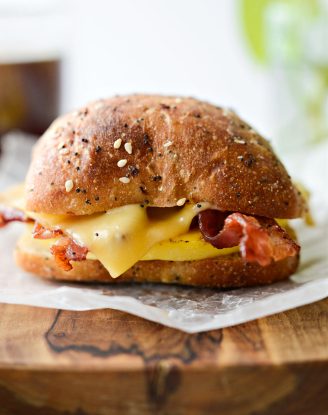 Bacon Gouda Breakfast Sandwich