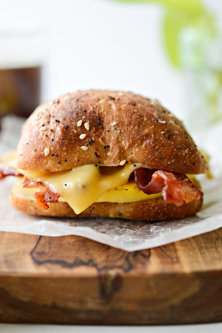 Bacon Gouda Breakfast Sandwiches Simply Scratch