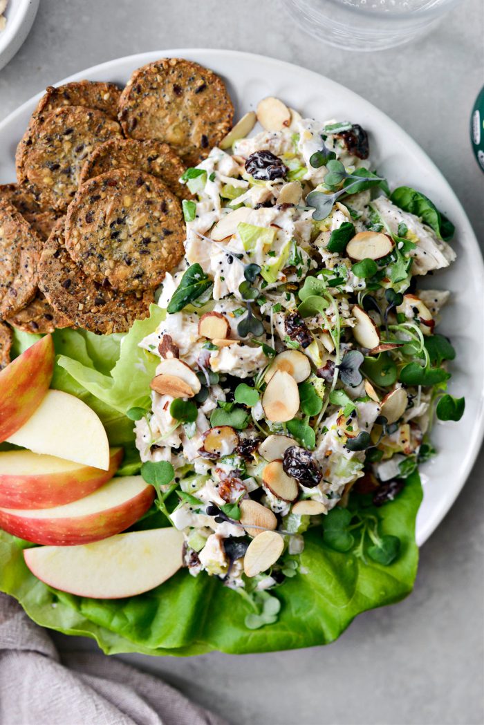 Cherry Toasted Almond Chicken Salad