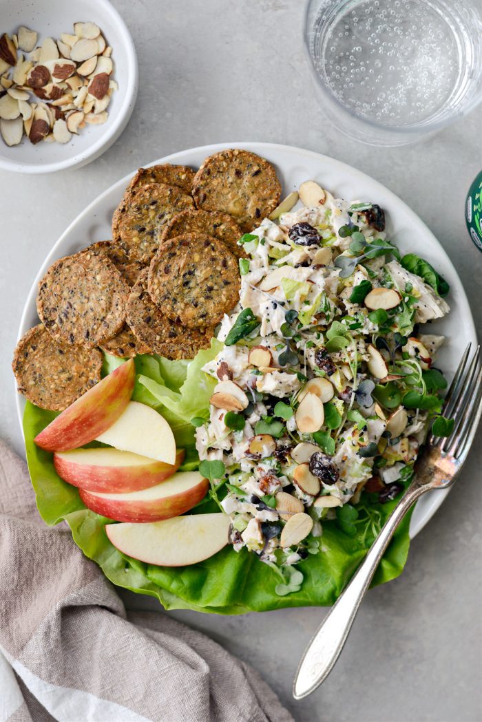 Cherry Toasted Almond Chicken Salad