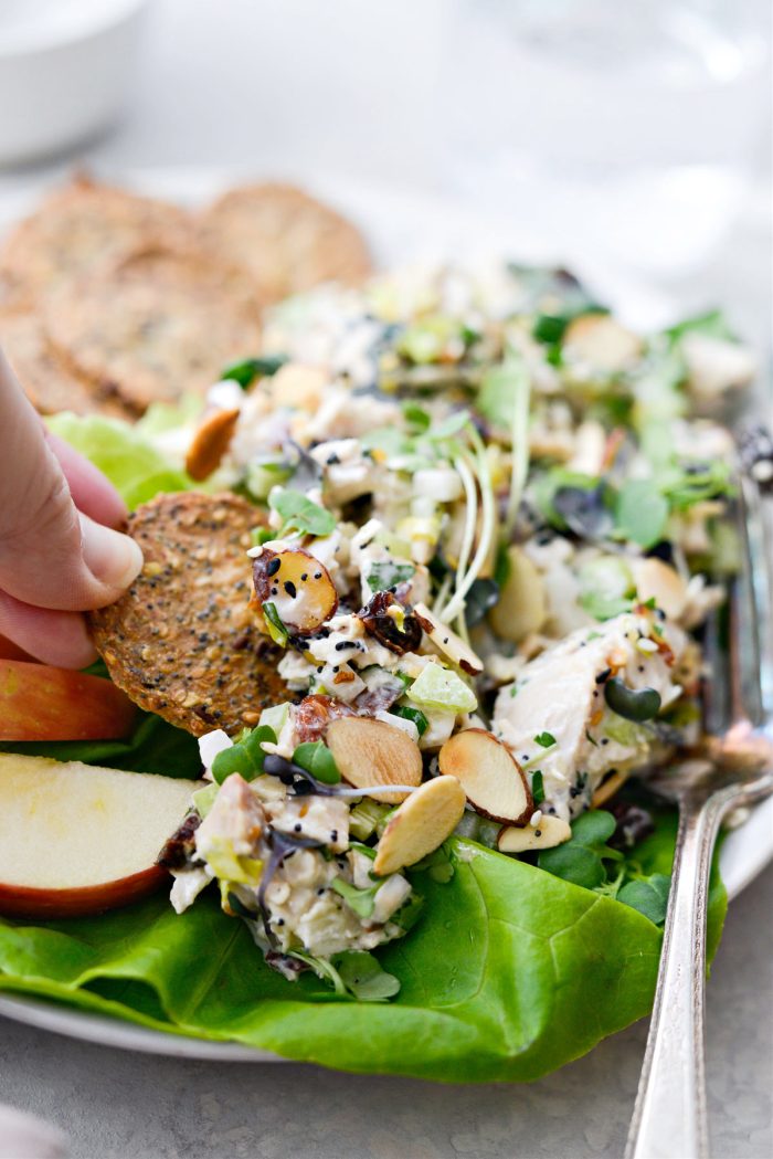 Cherry Toasted Almond Chicken Salad