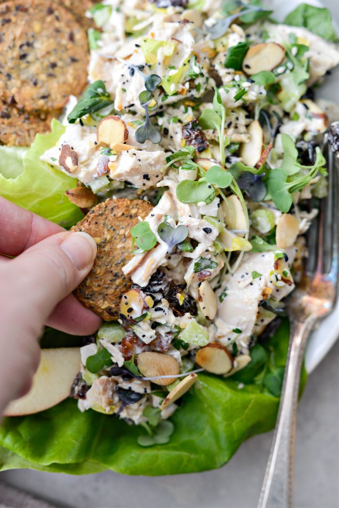 Cherry Toasted Almond Chicken Salad