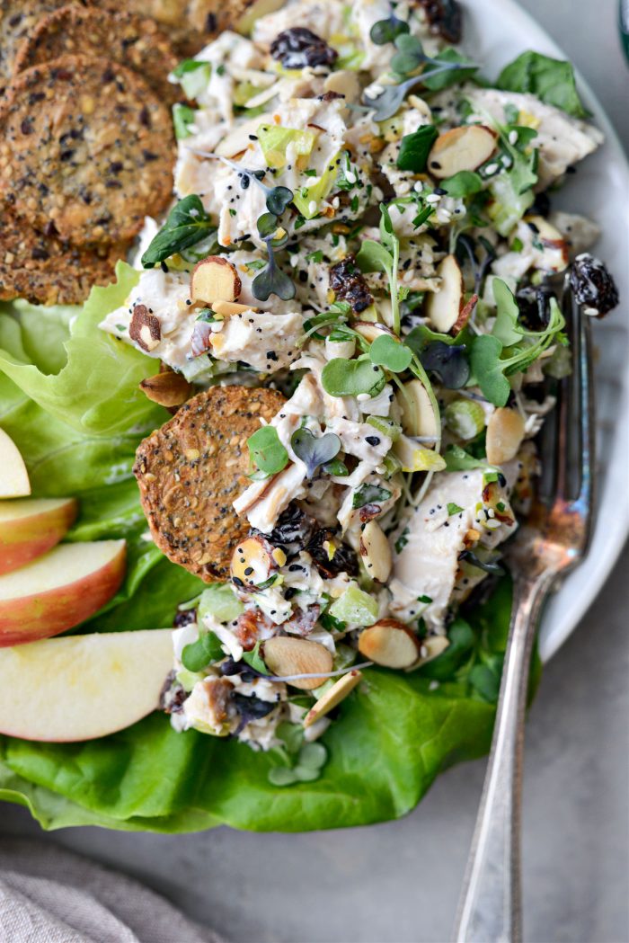 Cherry Toasted Almond Chicken Salad