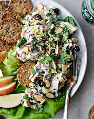 Cherry Toasted Almond Chicken Salad