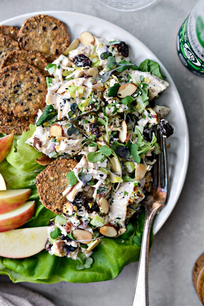 Cherry Toasted Almond Chicken Salad