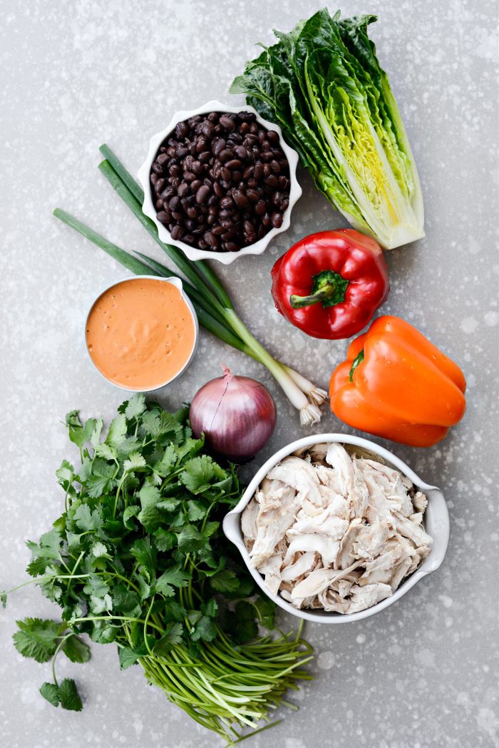 Chipotle Chicken Salad Ingredients