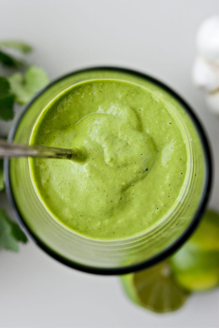 Cilantro Lime Avocado Dressing