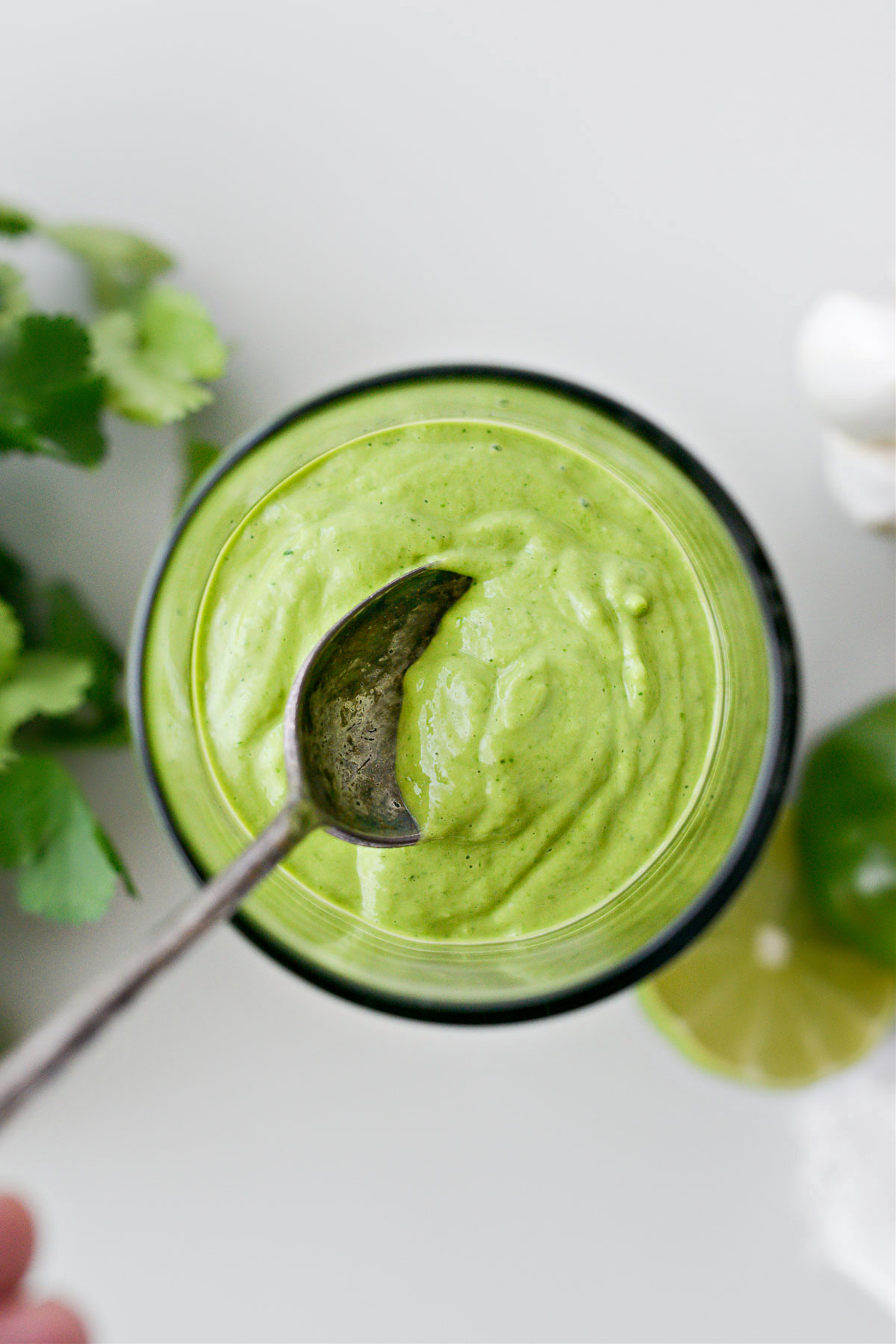 Creamy Cilantro Lime Avocado Dressing Simply Scratch