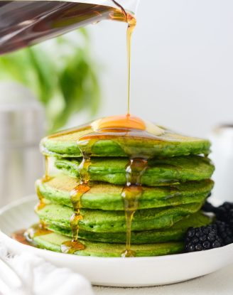 All-Natural Green Pancakes