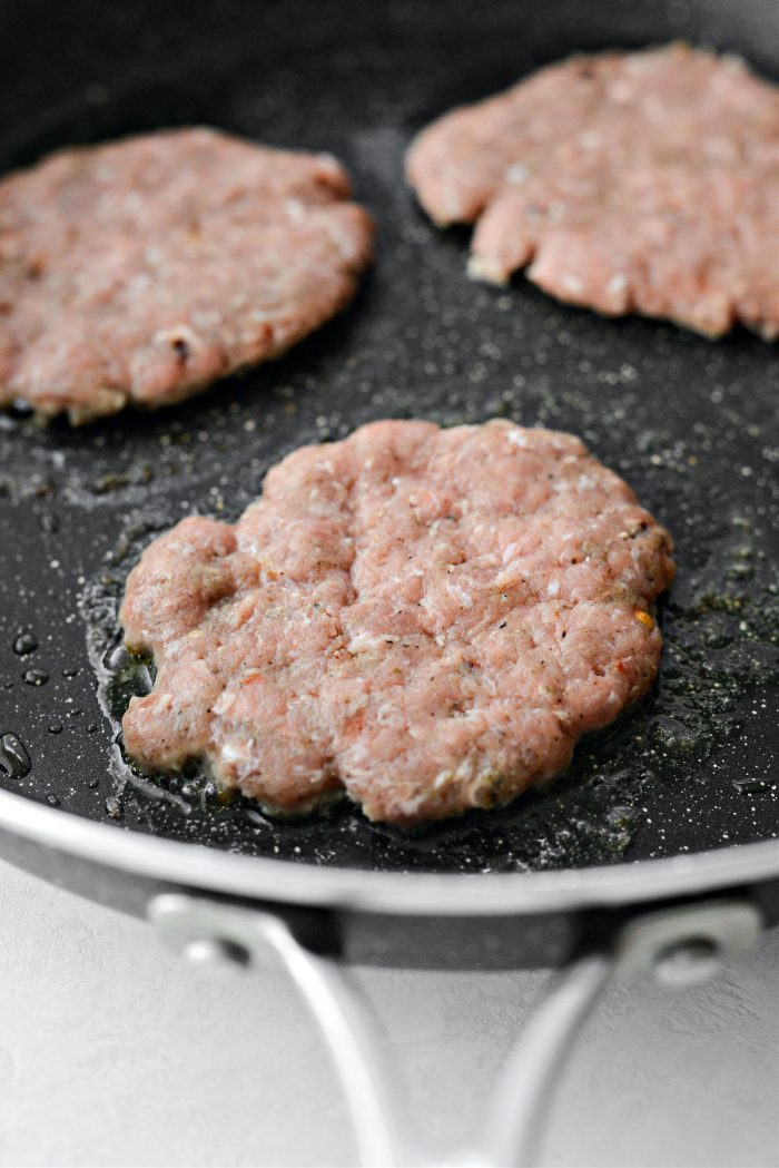 fry sausage patties