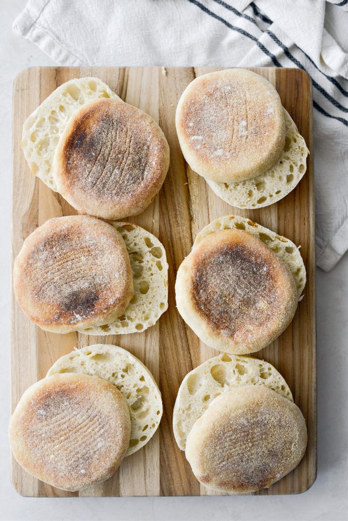 sourdough English muffins