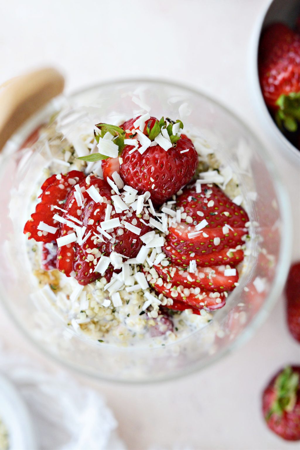 Strawberries and Cream Overnight Oats Simply Scratch