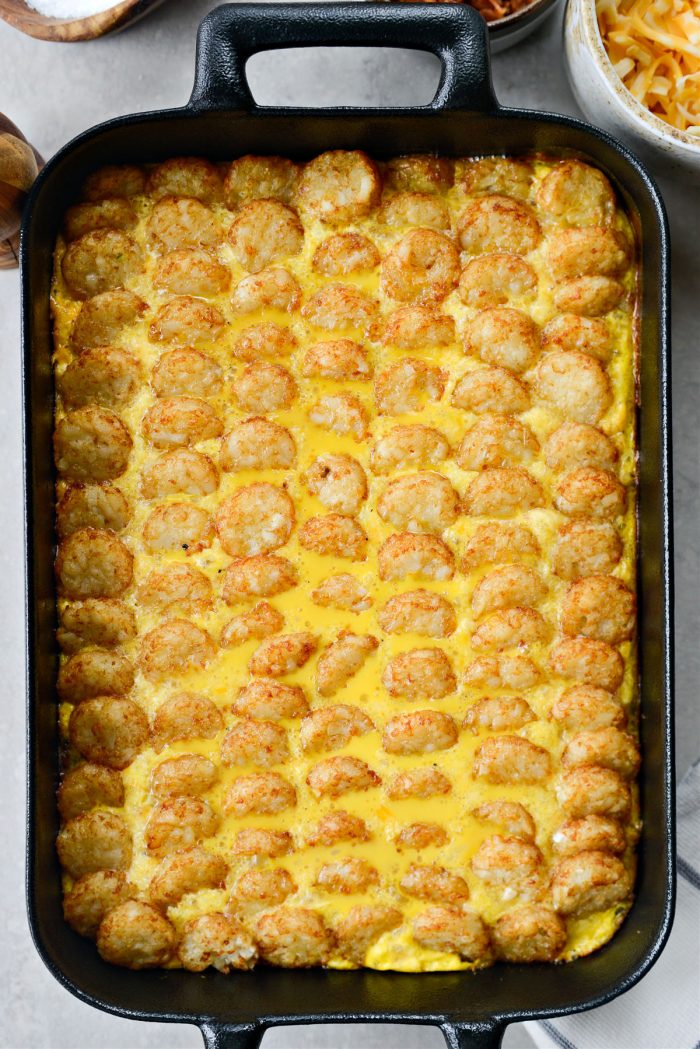 Bake the casserole for 30 minutes (turn halfway)