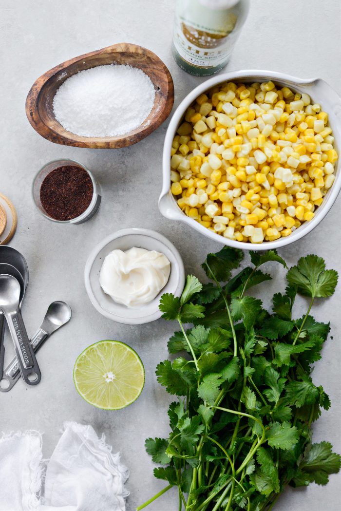 Mexican Street Corn Salsa ingredients