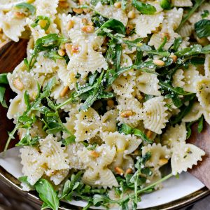 Lemon Basil Parmesan Pasta Salad