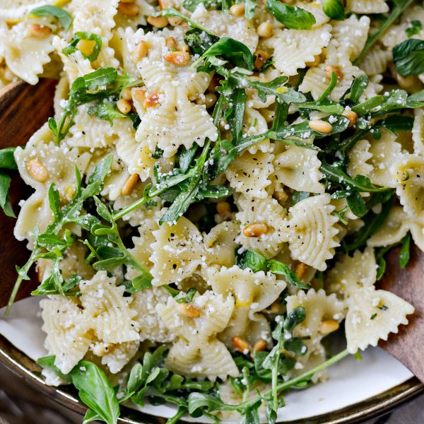Lemon Basil Parmesan Pasta Salad Simply Scratch