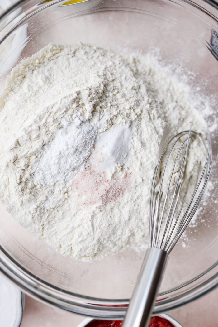 Place dry ingredients in a bowl