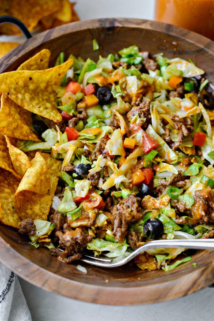 chopped taco salad