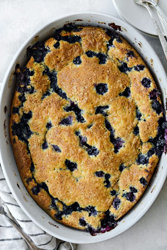 baked Blueberry Cobbler