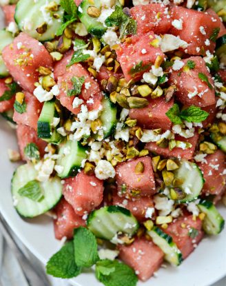 Cucumber Watermelon Feta Salad