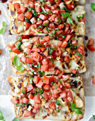 Grilled Chicken Bruschetta Pizza