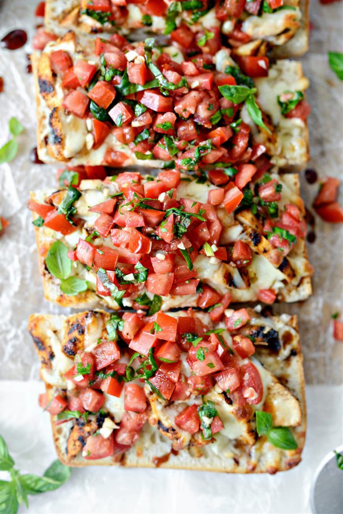 Grilled Chicken Bruschetta Pizza