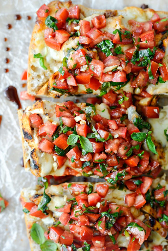 Grilled Chicken Bruschetta Pizza