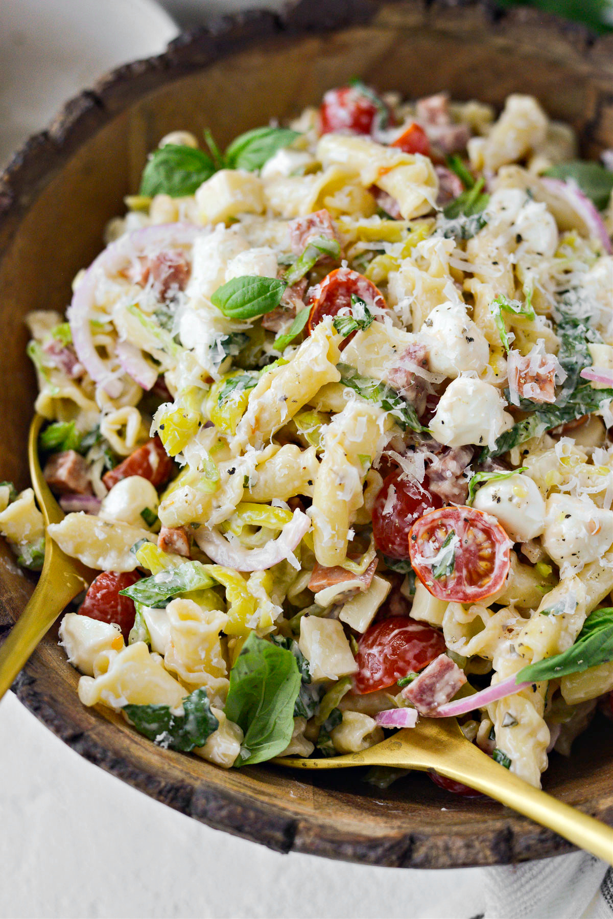 Italian Grinder Pasta Salad Simply Scratch