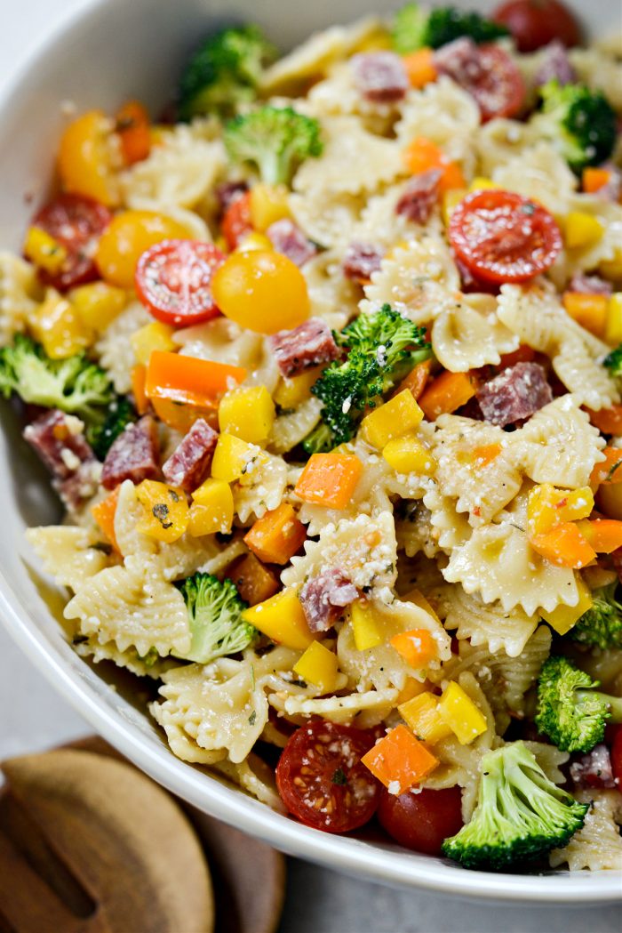 Italian Bowtie Pasta Salad