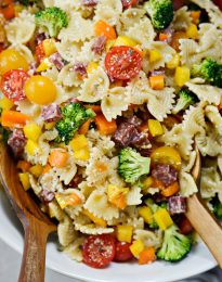 Italian Bowtie Pasta Salad