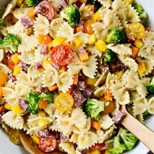 Italian Bowtie Pasta Salad