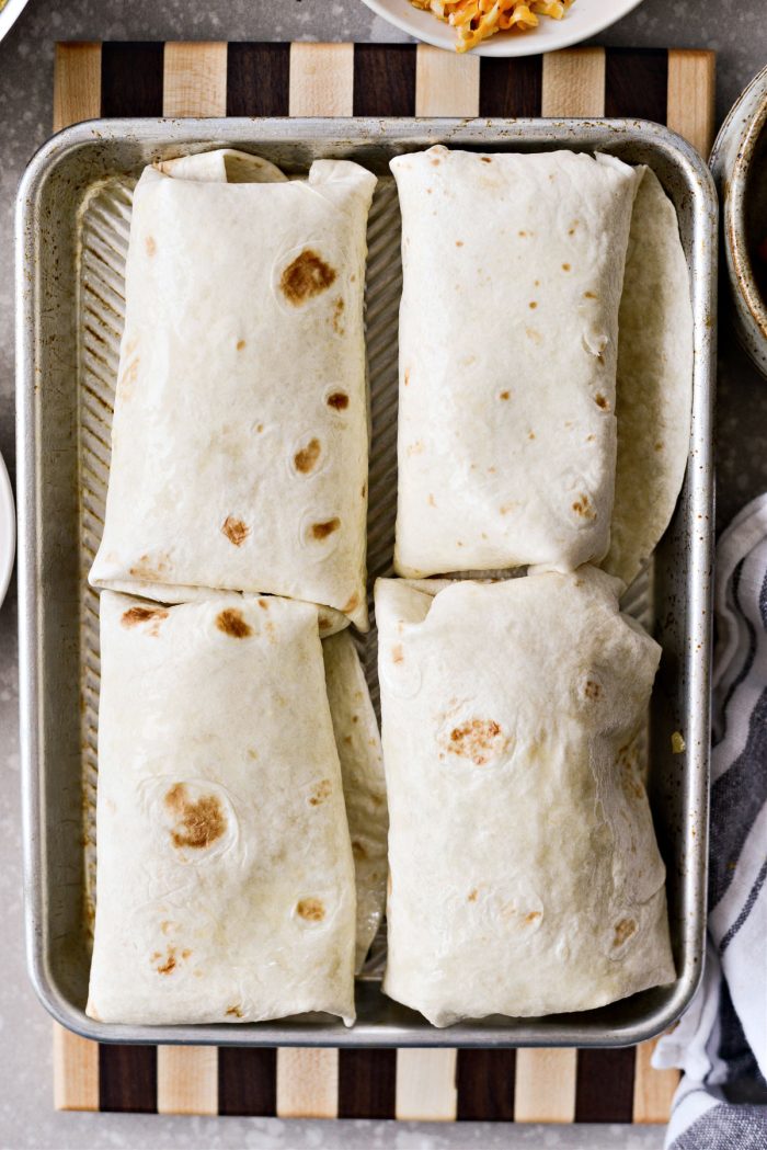 lightly spray tortillas with ghee oil or olive oil