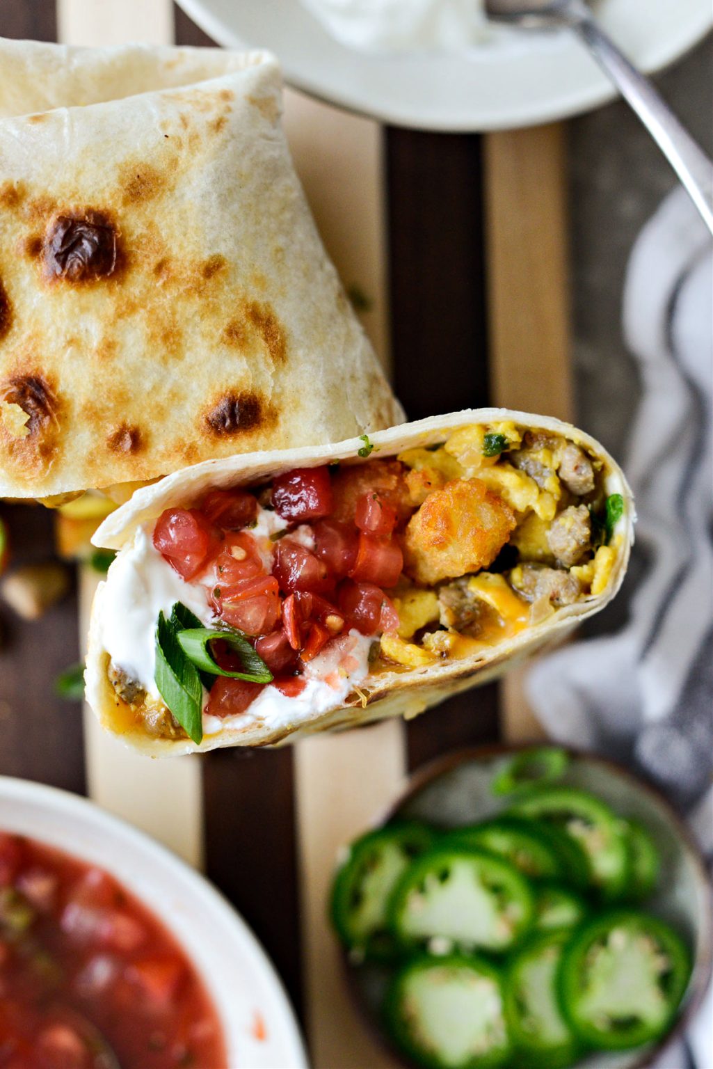 Easy Hash Browns Breakfast Burritos - Simply Scratch