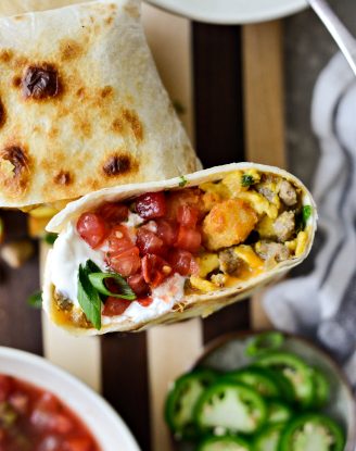 Easy Breakfast Burritos