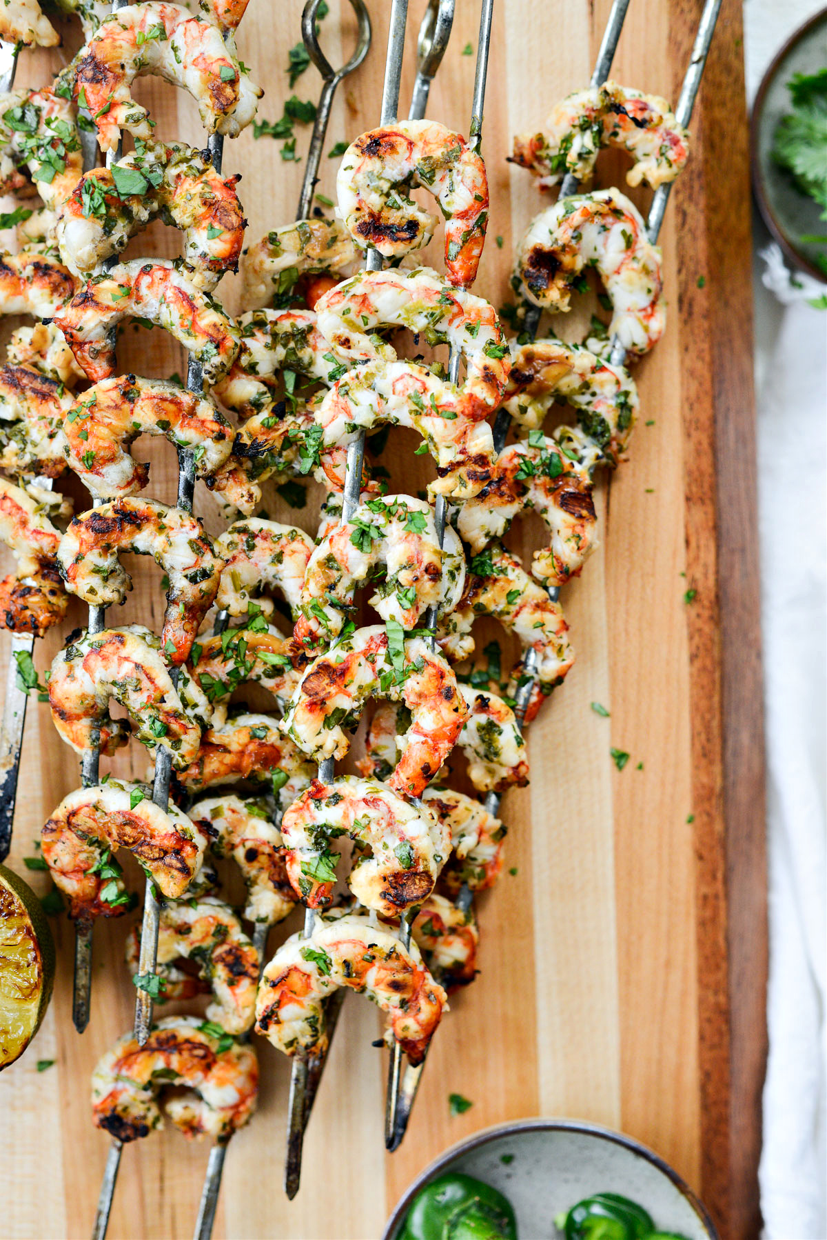 Grilled Garlic Cilantro Lime Shrimp Simply Scratch