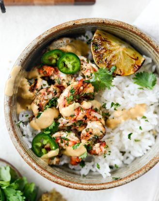 Grilled Garlic Cilantro Lime Shrimp