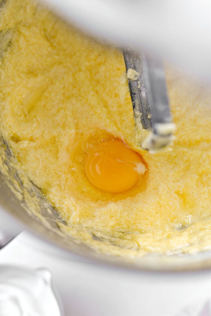 add egg one at a time