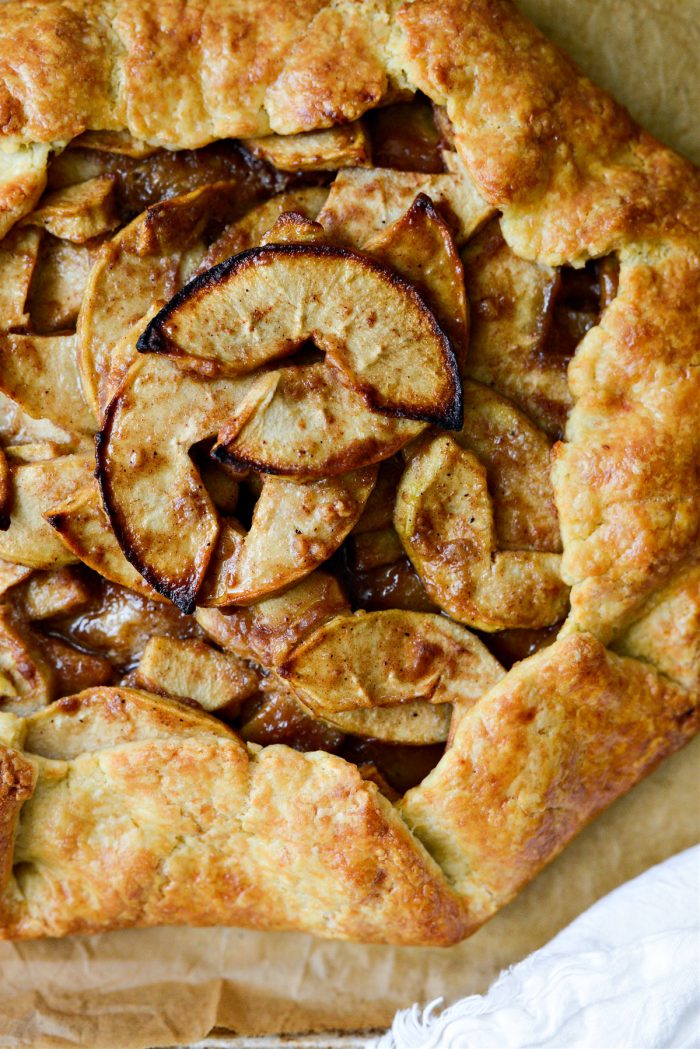 Apple Galette with Cheddar Crust