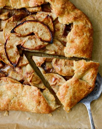 Apple Galette with Cheddar Crust