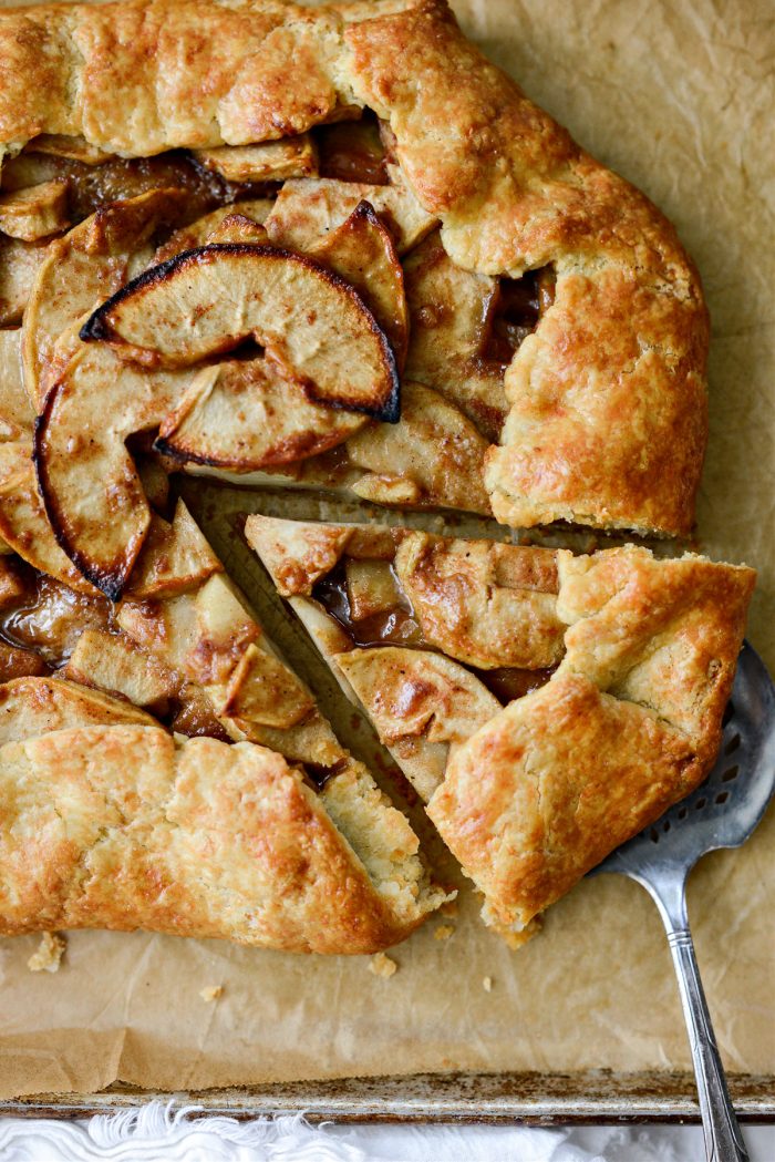 Apple Galette with Cheddar Crust