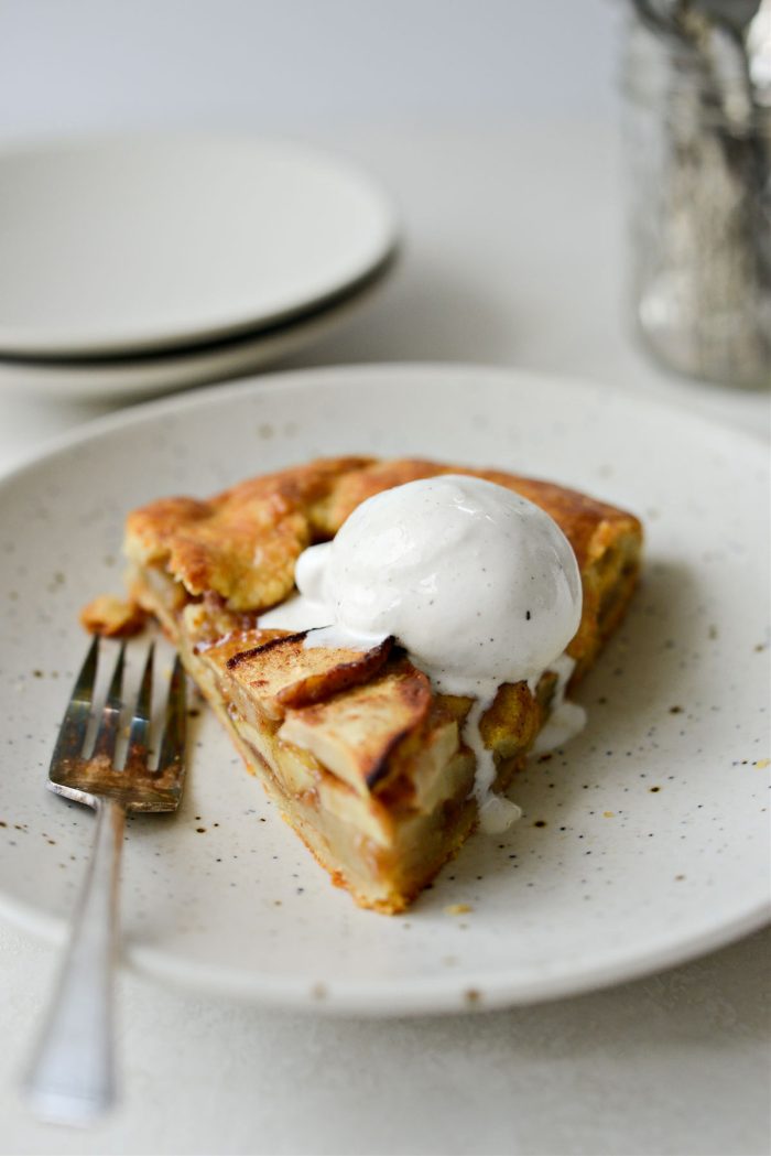Apple Galette with Cheddar Crust
