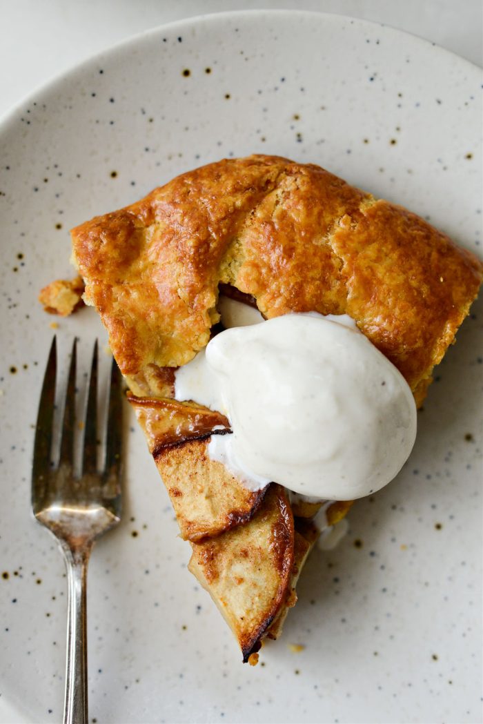 Apple Galette with Cheddar Crust