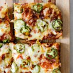 Bacon Jalapeno Pizza with Hot Honey