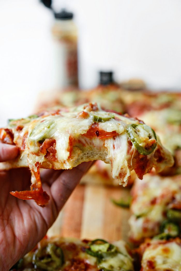 Bacon Jalapeno Pizza with Hot Honey