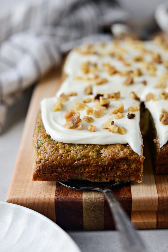 Zucchini Cake with Cream Cheese Frosting