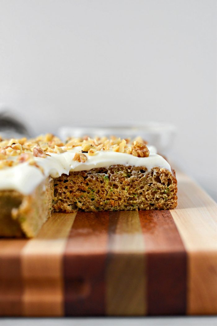 Zucchini Cake with Cream Cheese Frosting