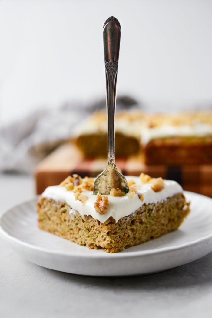 Zucchini Cake with Cream Cheese Frosting