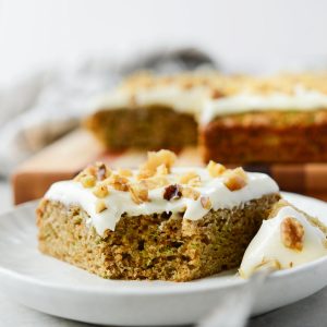 Zucchini Cake with Cream Cheese Frosting